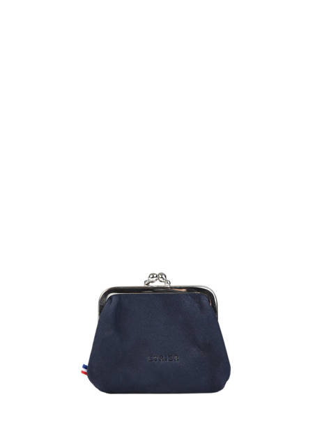 Portemonnee Etincelle Nubuck Leder Etrier Blauw etincelle nubuck EETN654 ander zicht 2